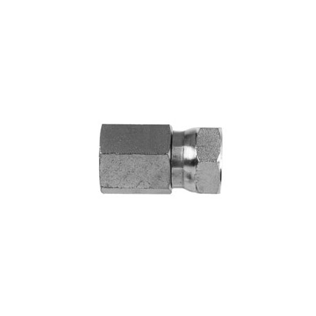 Titan Steel Adapter 1/2in NPTF Female x 3/8in NPSM Swivel 1405-08-06